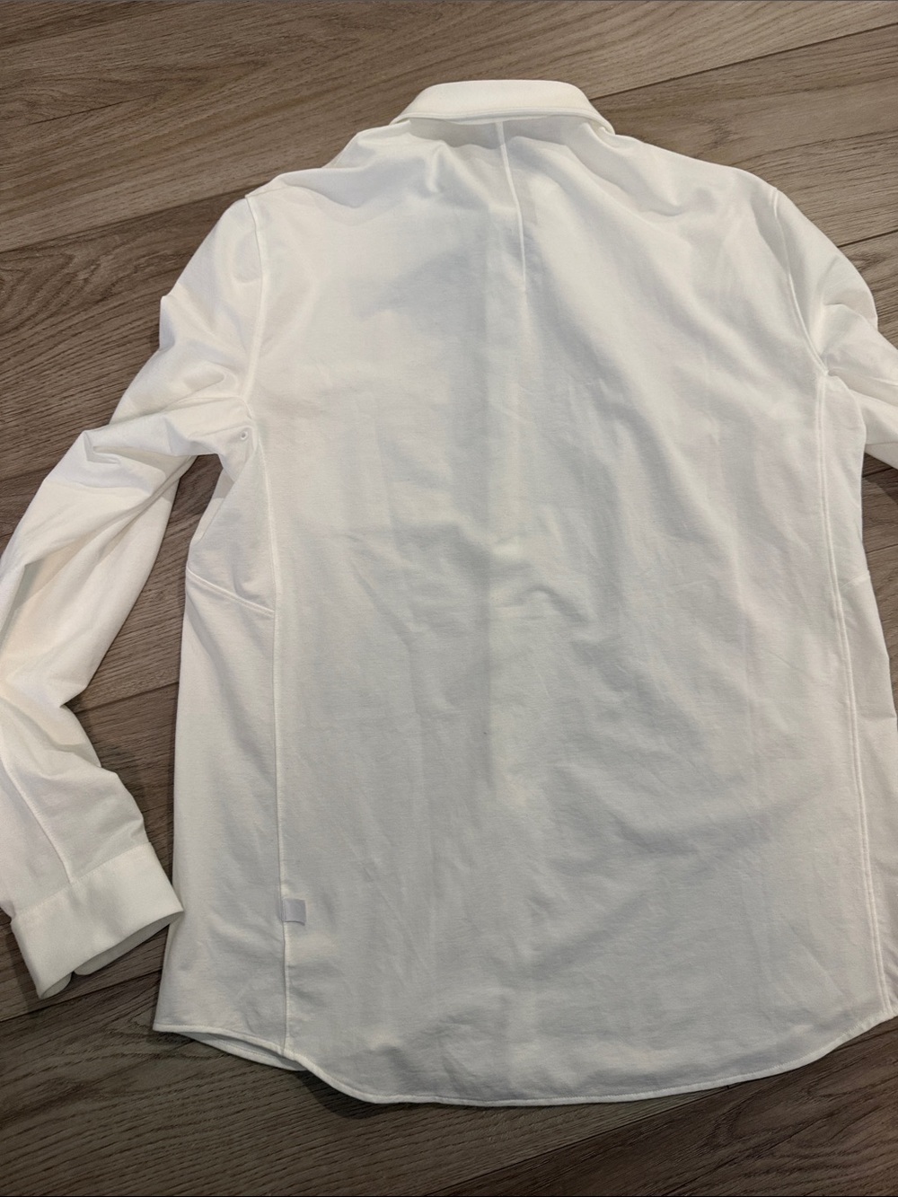 Lulu lemon Men's White Long-Sleeve Button-Up Shirt - Picture 6 of 8